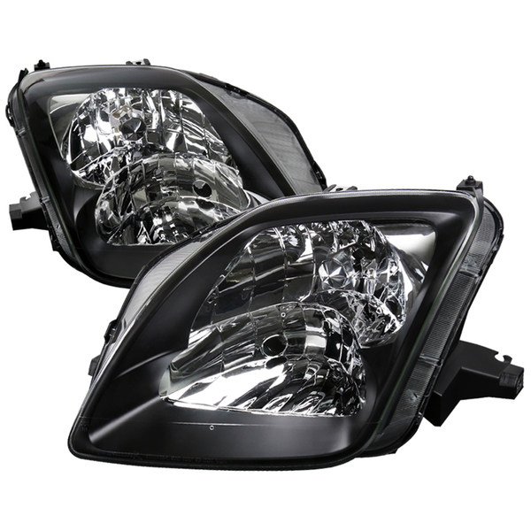 Spec-D Tuning 97-01 Honda Prelude Euro Headlights Black LH-PL97JM-ABM